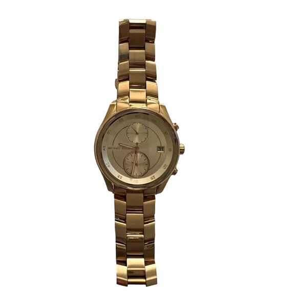 Michael Kors Briar Analog Gold Dial Gold Steel Strap Watch For Women - M… - Picture 3 of 13